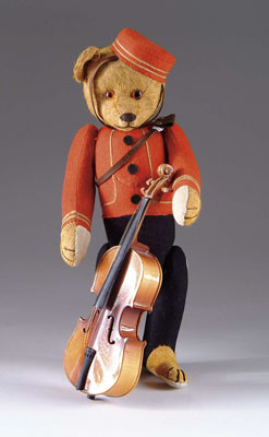 Appraisal: SCHUCO YES NO BELL HOP BEAR A really neat piece