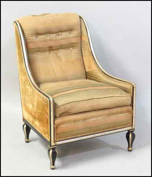 Appraisal: FRENCH ART DECO CLUB CHAIR H '' W '' D