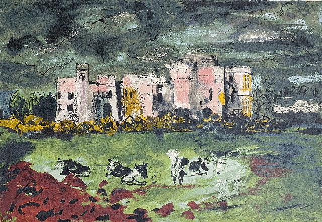 Appraisal: John Piper British - Carew Castle Levinson signed and numbered