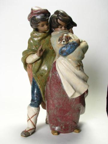 Appraisal: Lladro ''Facing The Wind'' issued retired Juan Huerta no box