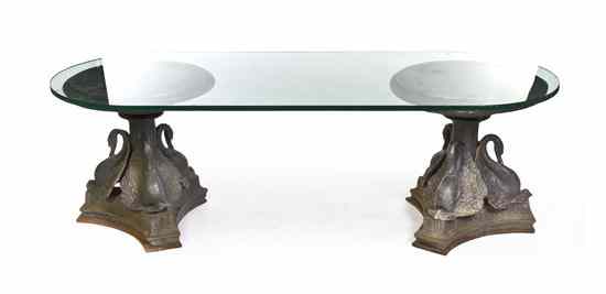 Appraisal: A Pair of English Cased Lead Bird Baths having a