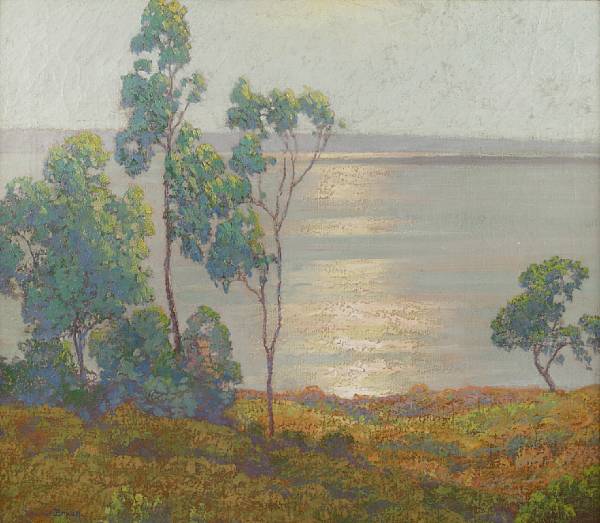 Appraisal: Maurice Braun American - Morning Sun San Diego Bay from