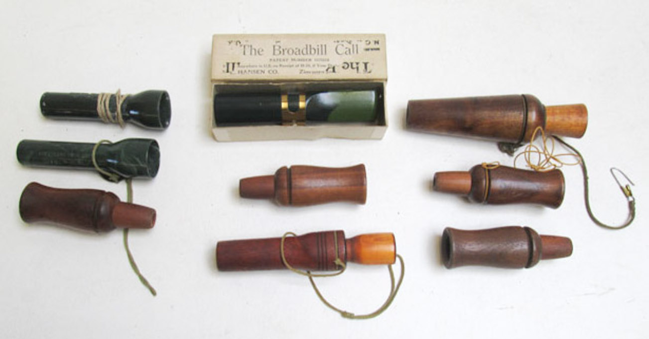 Appraisal: COLLECTION OF NINE DUCK CALLS including Bean Lake E Stofer