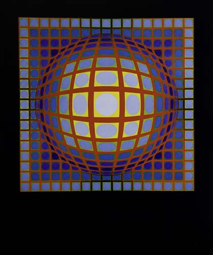 Appraisal: VICTOR VASARELY R ponses Vasarely Portfolio with color screenprints color