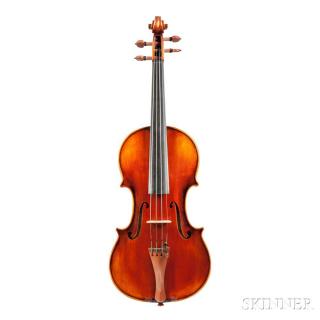 Appraisal: Violin labeled Ovistrings length of back mm with case Estimate