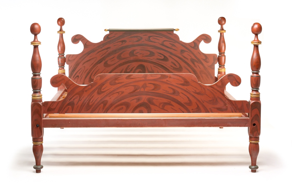 Appraisal: SOAP HOLLOW STYLE BED BY DAVID T SMITH Ohio st