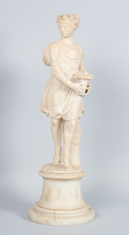 Appraisal: Italian alabaster classical style figure late th century classical style