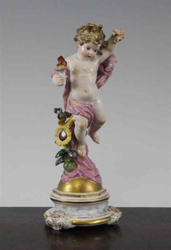 Appraisal: A Meissen figure of Day late th century after the