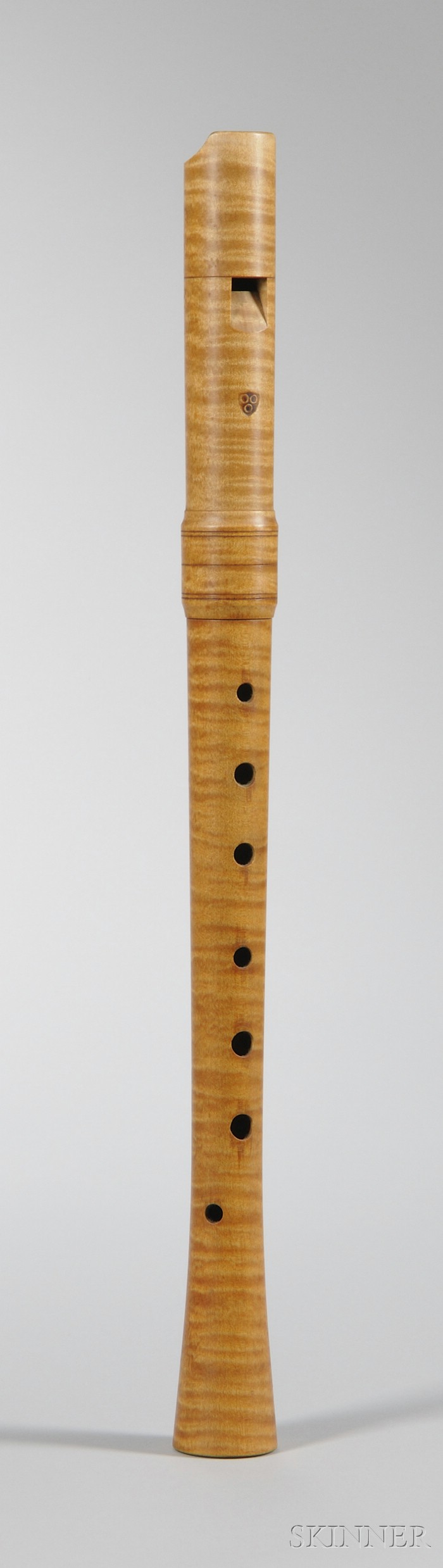 Appraisal: Renaissance Alto Recorder Von Huene Workshop Boston stained curly maple