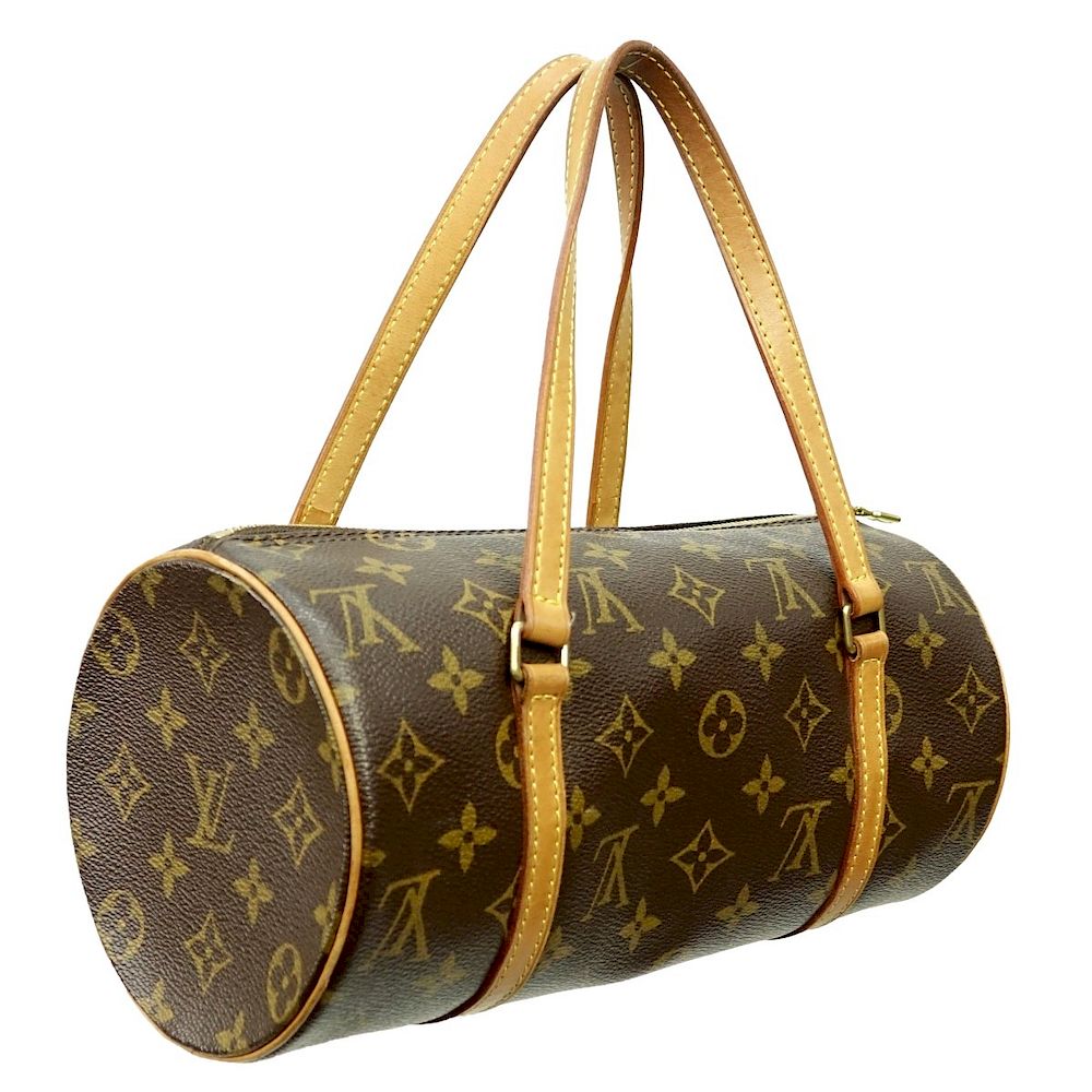 Appraisal: Louis Vuitton Brown Monogram Canvas Papillon Louis Vuitton Brown Monogram