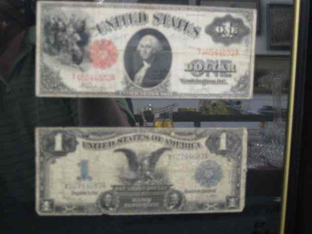 Appraisal: U S Large Size Currency Notes silver certificate and red