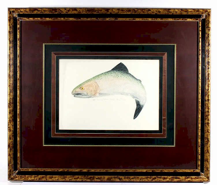 Appraisal: Jumping Salmon Limited Edition by Sony Causland Included in this