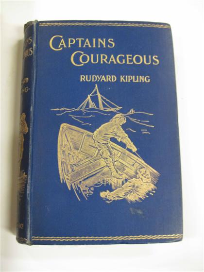 Appraisal: vols Kipling Rudyard Captains Courageous London Macmillan and Co st