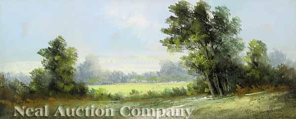 Appraisal: Robert Burns Wilson American Kentucky - Sunlit Meadow in Kentucky