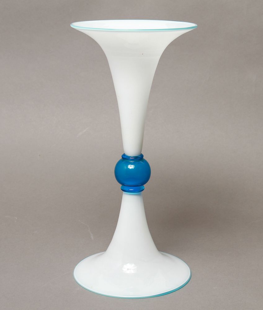 Appraisal: Italian Mid-Century Modern Murano Glass Vase Italian mid-century modern Murano