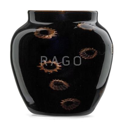 Appraisal: GIUSEPPE BAROVIER ARTISTI BAROVIER Glass vase with murrines Murano ca