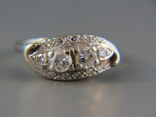 Appraisal: Diamond Ring Diamonds totaling carat in k white gold size