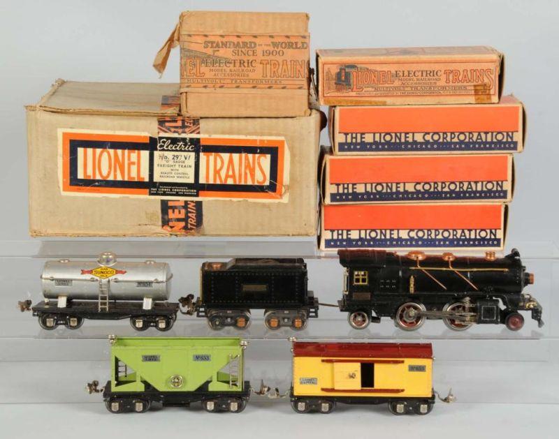 Appraisal: Lionel No W O-Gauge Freight Train Set in OB Description