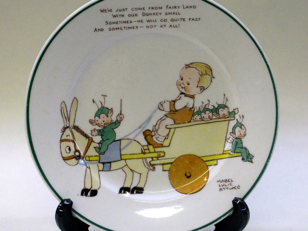 Appraisal: Shelley Mabel Lucie Atwell nursery plate