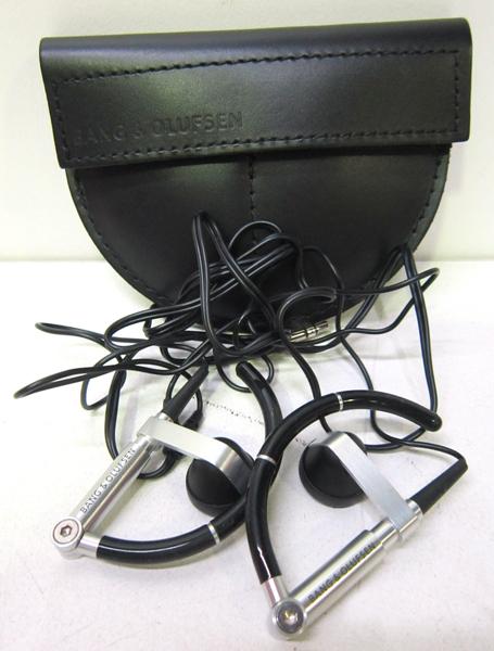 Appraisal: BANG AND OLUFSEN HEAD PHONES WITH CASE BANG AND OLUFSEN