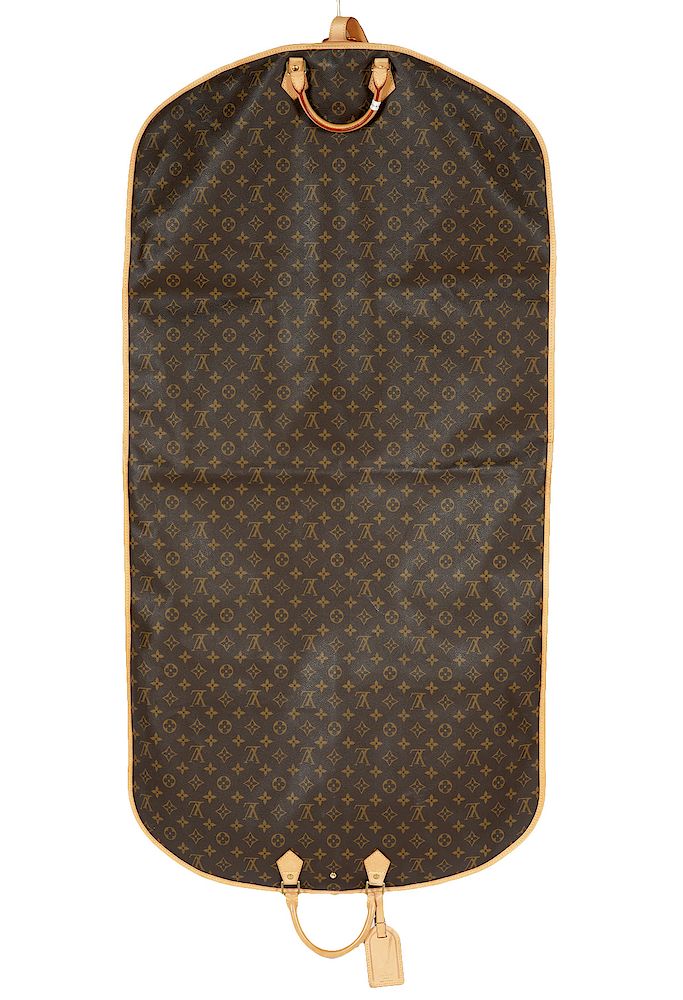 Appraisal: Louis Vuitton Monogrammed Garment Bag Louis Vuitton monogrammed garment bag