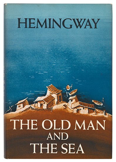 Appraisal: HEMINGWAY ERNEST The Old Man and the Sea vo silver-lettered