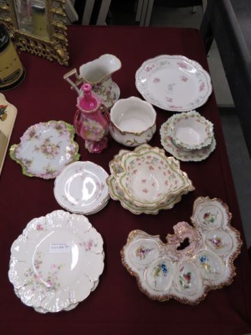 Appraisal: pc Estate Porcelain Lot Limoges Rudolstadt and more