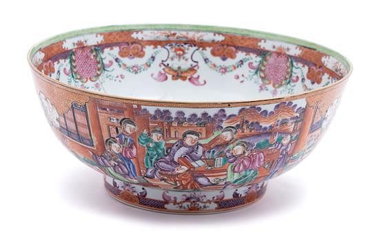 Appraisal: A Chinese Export Porcelain Bowl A Chinese Export Porcelain Bowl