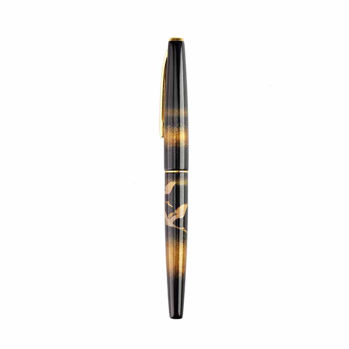 Appraisal: Namiki Pilot Cranes Fountain Pen circa the black barrel decorated