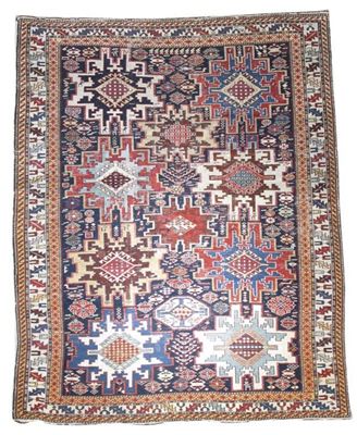 Appraisal: A Daghestan rug late nineteenth century x inches x cm