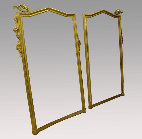 Appraisal: PAIR OF GOLD ROCOCO GILT FRAMES '' x '' ''