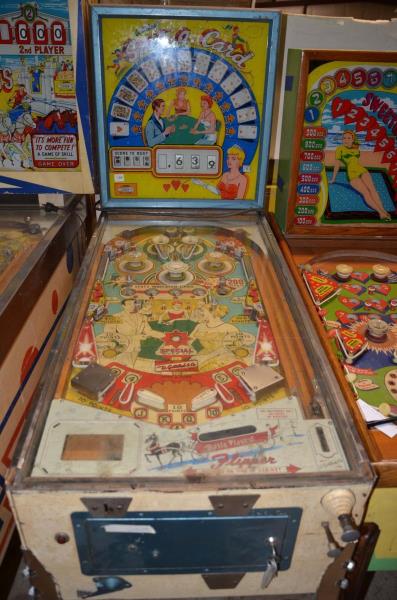 Appraisal: Gottlieb Spot-A-Card Playfield Fair Backglass Fair Cabinet Fair Functionality Untested