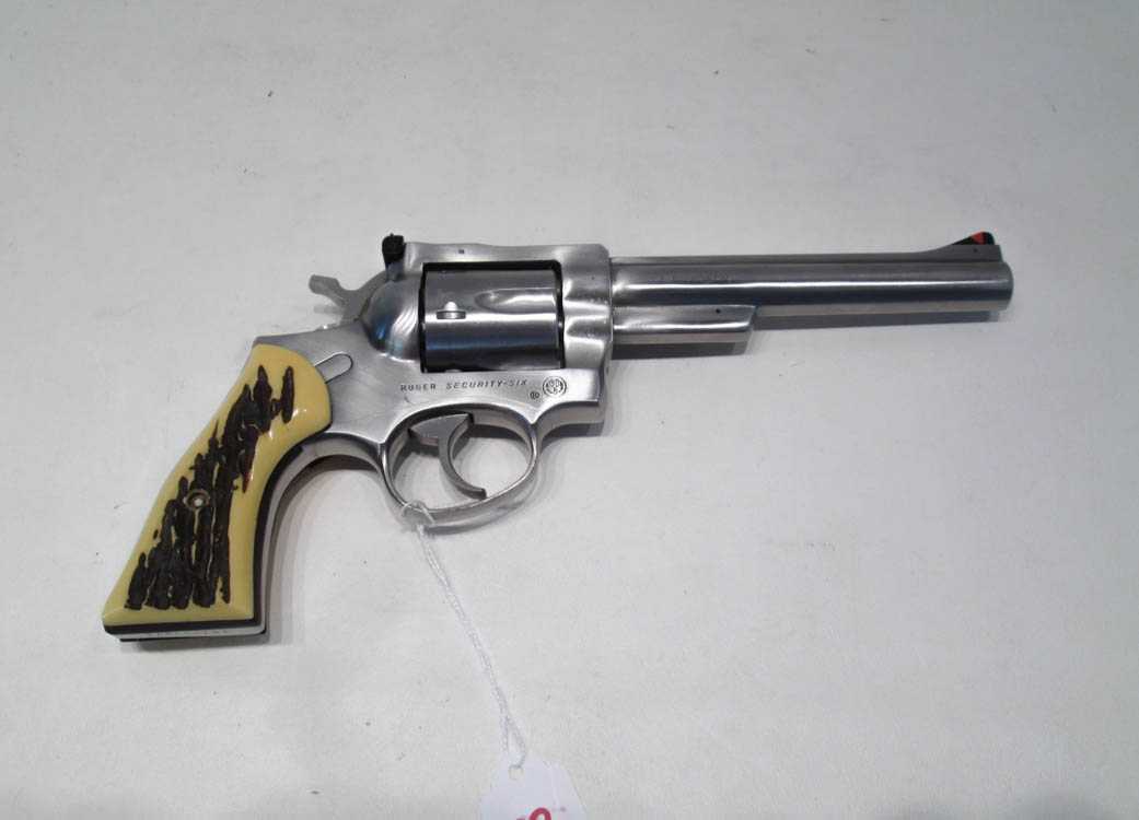 Appraisal: STURM RUGER SECURITY-SIX DOUBLE ACTION REVOLVER magnum caliber barrel stainless