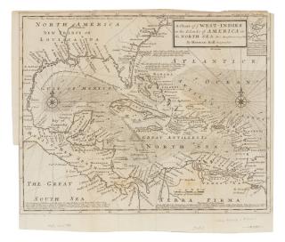 Appraisal: MOLL Herman - A Chart of ye West-Indies or the