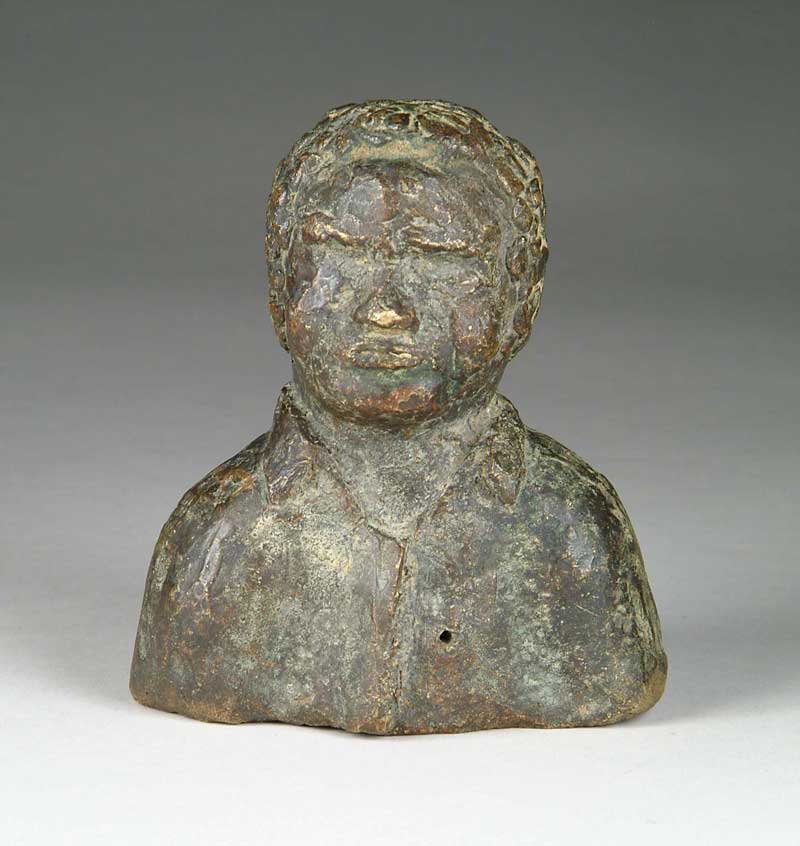 Appraisal: ATTRIBUTED TO RICHMOND BARTHE American - BUST OF AN AFRICAN