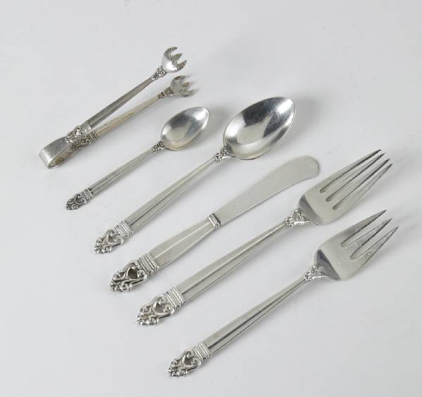 Appraisal: A suite of sterling flatware International Silver Co Meriden CT