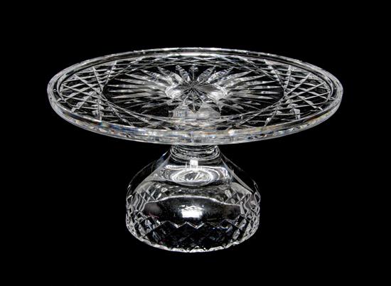 Appraisal: Sale Lot A Pressed Glass Cake Stand with a circular