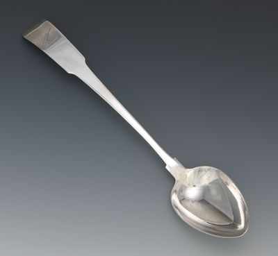 Appraisal: A Sterling Silver Stuffing Spoon Dublin ca Large sterling silver