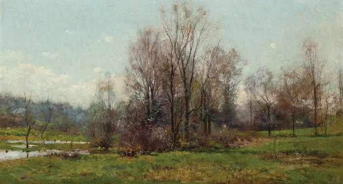 Appraisal: HUGH BOLTON JONES American - ''Marsh and Meadows'' oil on