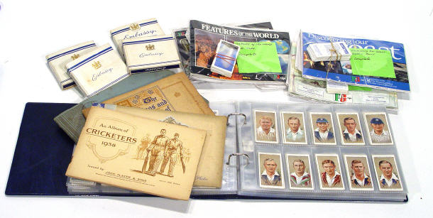 Appraisal: Collection of mixed cigarette cards including Lambert Butler motorcylces Players