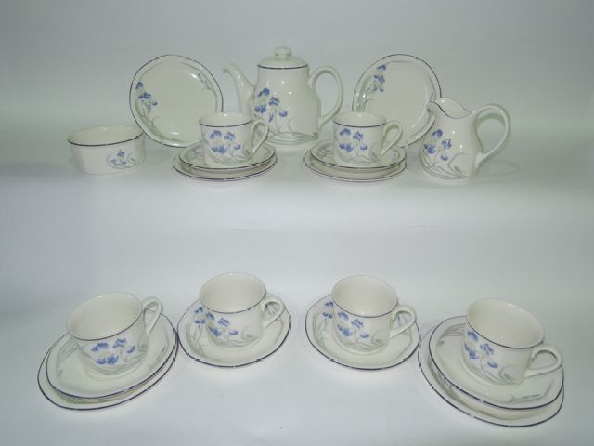 Appraisal: A collection of Royal Doulton Minerva pattern tea wares number