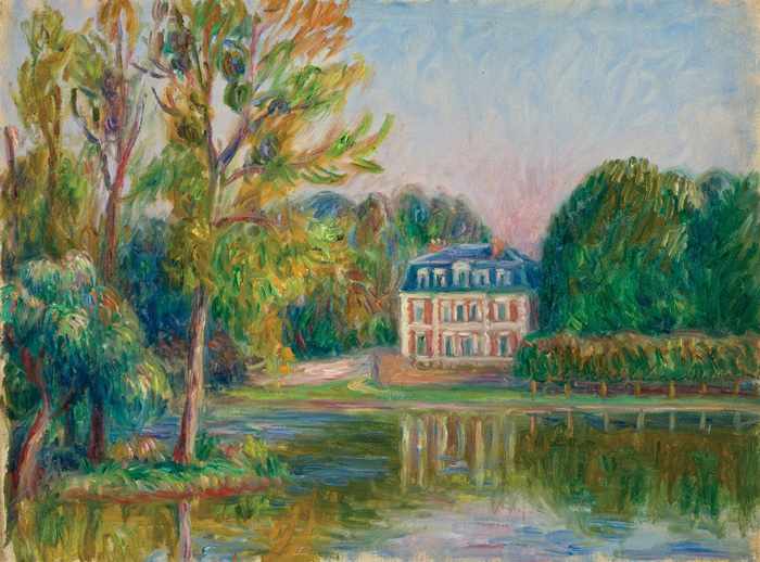 Appraisal: WILLIAM GLACKENS American - ''Le Royal Conti-Isle Adam'' oil on