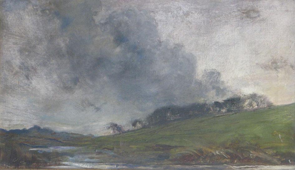 Appraisal: MANNER OF PHILIP WILSON STEER Downland beneath an atmospheric sky