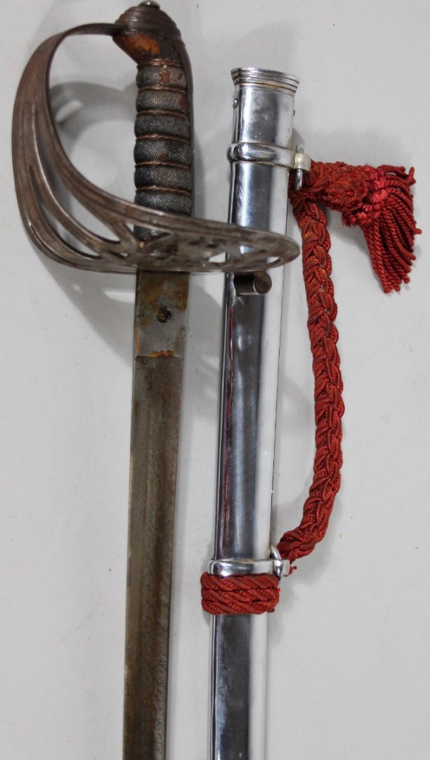 Appraisal: A British Rifle Officer's army sword pattern with a Wilkinson's