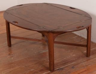 Appraisal: Henredon Butler's Tray Table Heritage Henredon mahogany Victorian style butler's