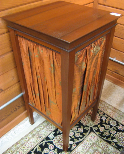 Appraisal: THREE CUSTOM CHERRYWOOD DISPLAY PEDESTALS New Orleans Custom Furniture Gallery