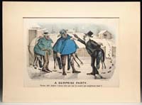 Appraisal: CURRIER IVES th Century A CHANGE OF BASE AND A