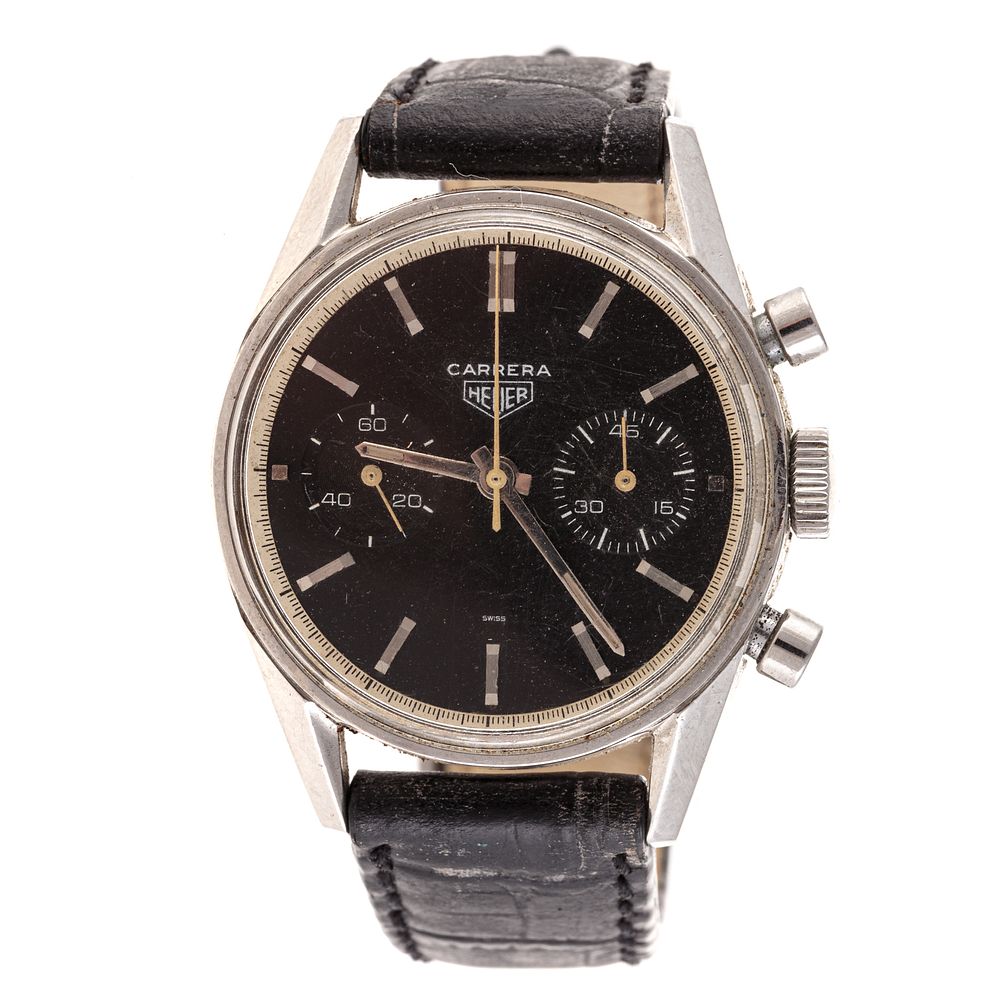 Appraisal: A Vintage Gent's Heuer Carrera Wristwatch Gent's Heuer Carrera wristwatch