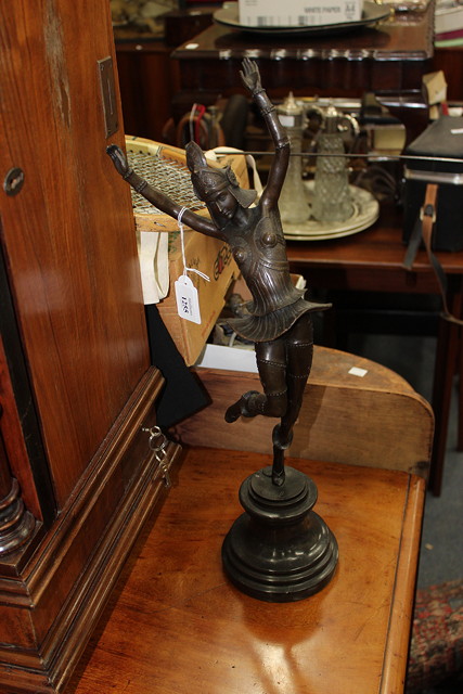 Appraisal: AN ART DECO STYLE BRONZE in the form of an