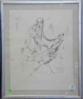 Appraisal: Group of five Irving Marantz - including lithograph All Men